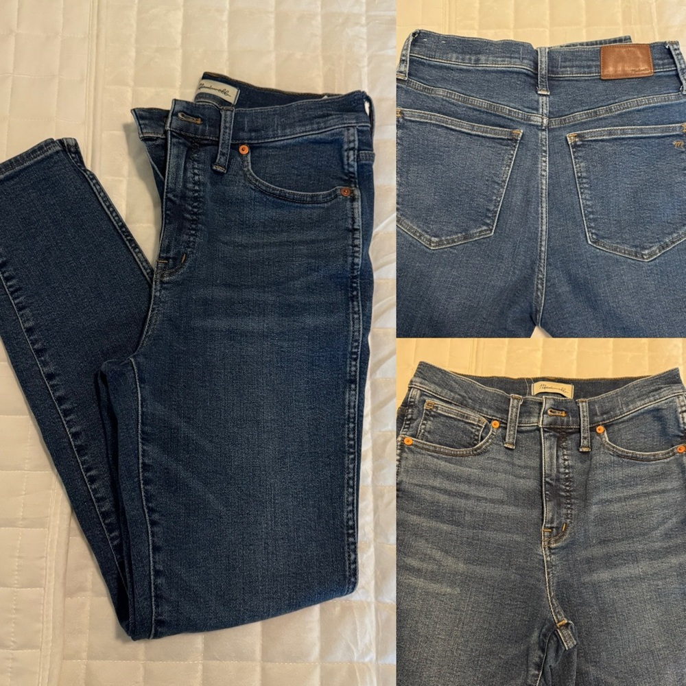Madewell High Rise Skinny Jeans Women’s Size 28 Waist Stretch Medium Rinse
